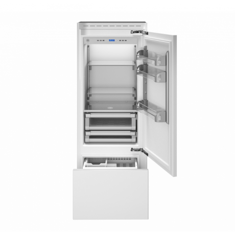 BERTAZZONI REF755BBRXTT/24HER Εντοιχιζόμενος Ψυγειοκαταψύκτης LUXURY SLOT-IN 75cm Inox